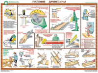 Комплект плакатов "Безопасность труда при деревообработке" - fgospostavki.ru - Мурманск