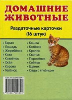 Раздаточные карточки "Домашние животные" - fgospostavki.ru - Мурманск