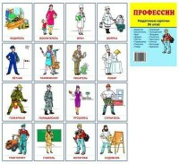Раздаточные карточки "Профессии" - fgospostavki.ru - Мурманск
