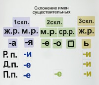 Набор магнитных карточек "Склонение имен существительных" - fgospostavki.ru - Мурманск