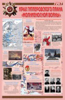 Плакат "Великая Отечественная война: Крах гитлеровского плана «молниеносной войны» " - fgospostavki.ru - Мурманск