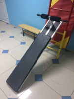 Доска для пресса навесная на шведскую стенку с двумя валиками (длина 1,5 метра) - fgospostavki.ru - Мурманск