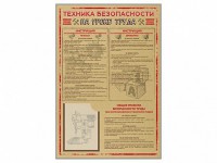 Стенд-уголок "Техника безопасности на уроках труда" - fgospostavki.ru - Мурманск