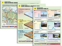 Комплект таблиц по географии "Природа России" раздаточные (цветные, ламинированные, А4, 10 штук) - fgospostavki.ru - Мурманск