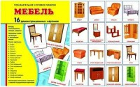 Демонстрационные карточки "Мебель" - fgospostavki.ru - Мурманск