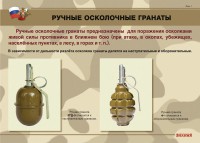 Комплект плакатов "Ручные гранаты" - fgospostavki.ru - Мурманск