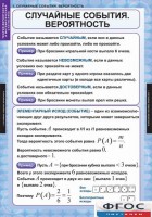 Комплект таблиц. Теория вероятностей и математическая статистика. - fgospostavki.ru - Мурманск