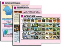 Комплект таблиц по географии "Природа материков и океанов" раздаточные (цветные, ламинированные, А4, 12 штук) - fgospostavki.ru - Мурманск