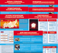 Комплект таблиц "Основы гражданской обороны (МЧС РФ)" 13 штук. - fgospostavki.ru - Мурманск