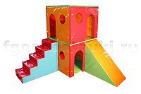 Домик игровой двухэтажный (комплект) - fgospostavki.ru - Мурманск