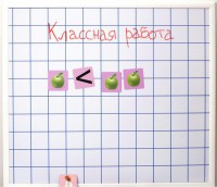 Магнитно-маркерная доска "Клетка" (86 см х 75 см) - fgospostavki.ru - Мурманск