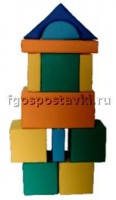 Мягкий модуль-конструктор "Городок" (12 элементов) - fgospostavki.ru - Мурманск