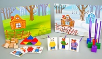 Игровой набор Фребеля "Заюшкина избушка" (серия "Сказочный мир". Выпуск 1) - fgospostavki.ru - Мурманск