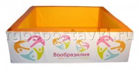 Бассейн "Вообразилия" квадратный с шелкографией - fgospostavki.ru - Мурманск