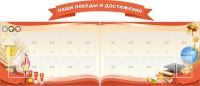 Стенд "Наши победы и достижения" (резной стенд из 3-х частей) - fgospostavki.ru - Мурманск