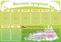 Стенд "Вестник природы" Вариант 4 - fgospostavki.ru - Мурманск