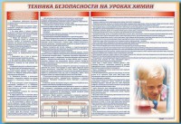 Стенд-уголок "Техника безопасности на уроках химии" - fgospostavki.ru - Мурманск