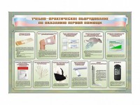Стенды "Учебно-практическое оборудование по оказанию первой помощи" - fgospostavki.ru - Мурманск