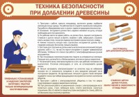Стенд "Техника безопасности при долблении древесины" - fgospostavki.ru - Мурманск