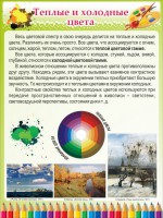Стенд "Теплые и холодные цвета" - fgospostavki.ru - Мурманск