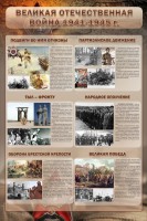 Стенд "Великая Отечественная война" (события) - fgospostavki.ru - Мурманск