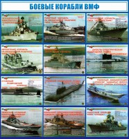 Стенд "Боевые корабли ВМФ" - fgospostavki.ru - Мурманск