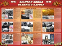 Стенд "Великая война Великого народа" Вариант 1 (9 блоков) - fgospostavki.ru - Мурманск