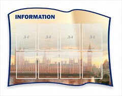 Стенд резной "Информация" Вариант 9 - fgospostavki.ru - Мурманск