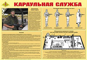 Плакат "Караульная служба" - fgospostavki.ru - Мурманск