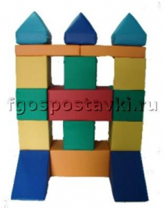 Мягкий модуль-конструктор "Башня" (17 элементов) - fgospostavki.ru - Мурманск