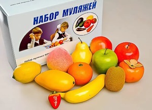 Набор муляжей фруктов - fgospostavki.ru - Мурманск