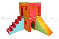 Домик игровой двухэтажный (комплект) - fgospostavki.ru - Мурманск