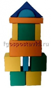 Мягкий модуль-конструктор "Городок" (12 элементов) - fgospostavki.ru - Мурманск