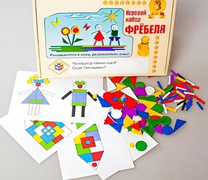 Игровой набор Фребеля "Конструктор плоскостной-4" (Серия "Эксперимент") - fgospostavki.ru - Мурманск