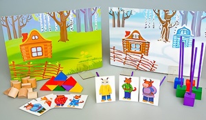 Игровой набор Фребеля "Заюшкина избушка" (серия "Сказочный мир". Выпуск 1) - fgospostavki.ru - Мурманск