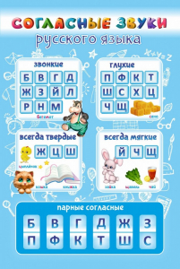 Стенд "Согласные русского языка" - fgospostavki.ru - Мурманск