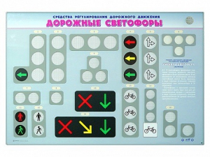 Базовый комплект светового оборудования "Дорожные светофоры" с сенсорным беспроводным пультом дистанционного управления - fgospostavki.ru - Мурманск