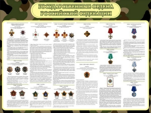 Стенд "Государственные ордена РФ" - fgospostavki.ru - Мурманск