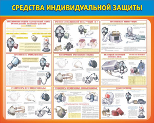 Стенд "Средства индивидуальной защиты" Вариант 2 - fgospostavki.ru - Мурманск