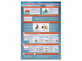 Стенд "Оказание первой помощи на воде" - fgospostavki.ru - Мурманск