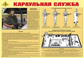 Плакат "Караульная служба" - fgospostavki.ru - Мурманск