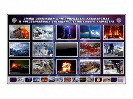 Многофункциональный интерактивный стенд-тренажер "Этапы эвакуации при природных катаклизмах и чрезвычайных ситуациях техногенного характера" - fgospostavki.ru - Мурманск