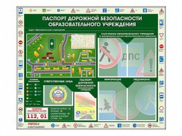Стенд-уголок "Паспорт дорожной безопасности образовательного учреждения" - fgospostavki.ru - Мурманск
