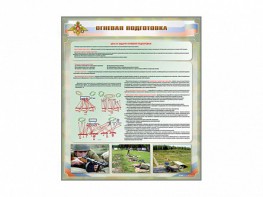 Стенд "Огневая подготовка" Вариант 1 - fgospostavki.ru - Мурманск