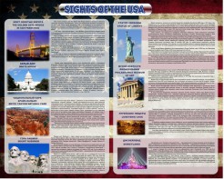 Стенд "Достопримечательности США" Вариант 2 - fgospostavki.ru - Мурманск