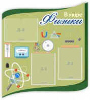 Стенд "В мире физики" - fgospostavki.ru - Мурманск