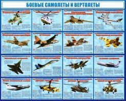 Стенд "Боевые самолеты и вертолеты" - fgospostavki.ru - Мурманск