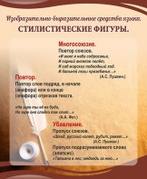 Стенд "Стилистические фигуры" Вариант 1 - fgospostavki.ru - Мурманск