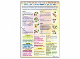 Стенд "Наши пальчики устали" (зарядка) - fgospostavki.ru - Мурманск
