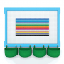  Элемент конструктора одиночный одноцветный Color Blocks 100 штук - fgospostavki.ru - Мурманск